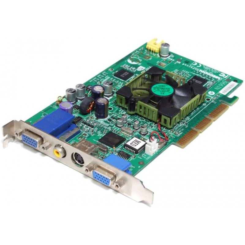 Grafische kaart nVidia GeForce4 MX460 64MB DDR AGP 4x DVI VGA S-VIDEO NV17 Board MSI